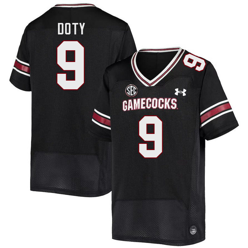 Men #9 Luke Doty South Carolina Gamecocks 2023 College Football Jerseys Stitched-Black